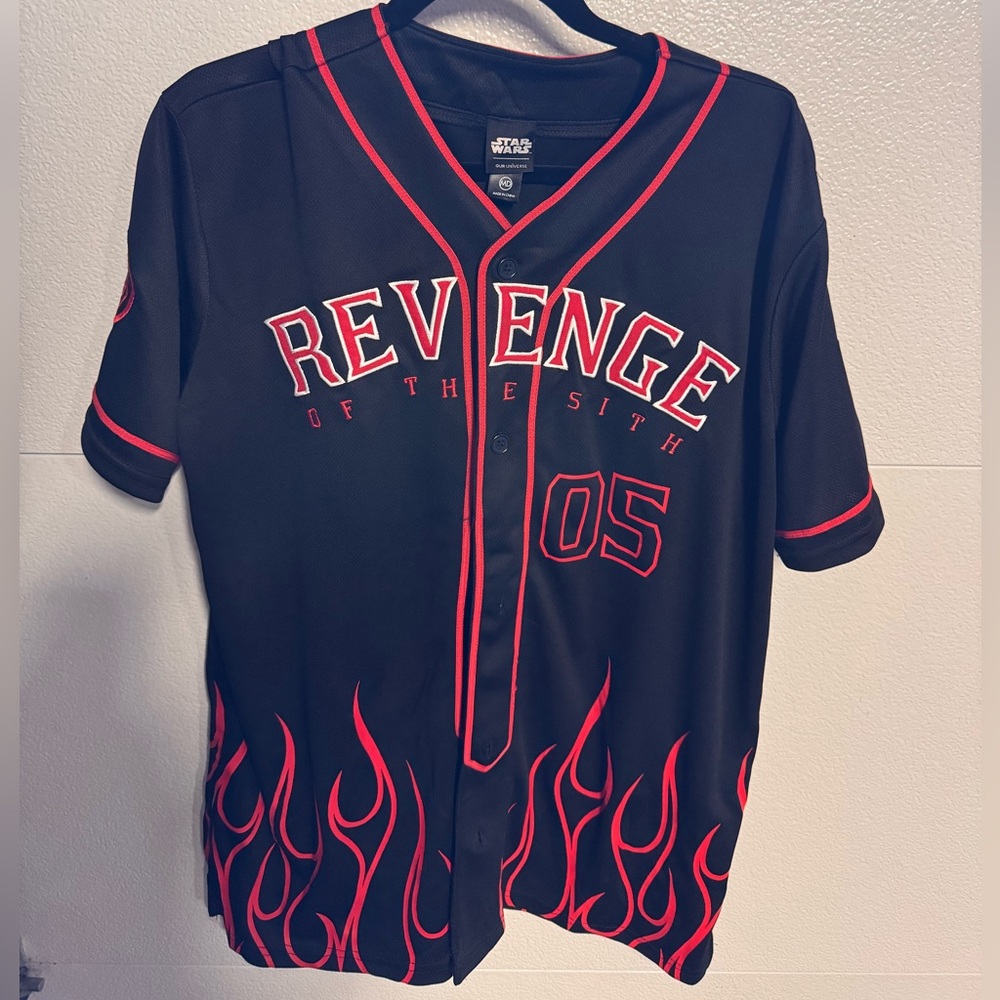 Hot Topic Star Wars Black and Red Jersey